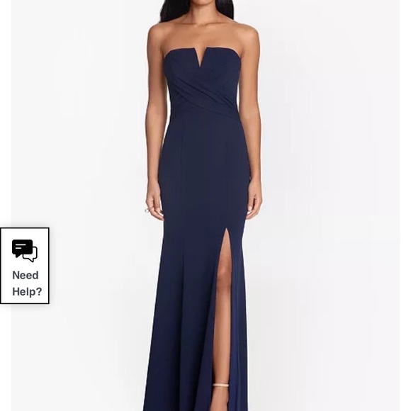 Dresses & Skirts - ✨XSCAPE Navy Blue Formal Dress Size 8. ALTERED! In very good condition